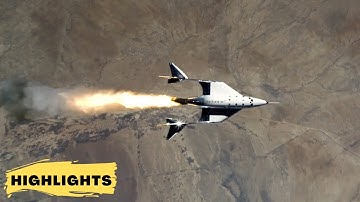 Watch SUCCESSFUL test flight of Virgin Galactic
