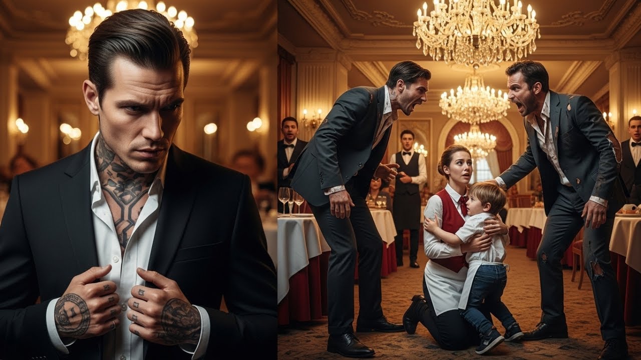 EL JEFE DE LA MAFIA VE A UNA CAMARERA PROTEGER A SU HIJO DE UN CLIENTE BORRACHO—LO QUE OCURRIÓ DES..