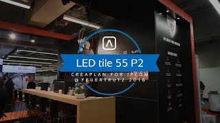 Aluvisions Led Tile 55 P2 - Creaplan For Ipcom Feuertrutz 2018
