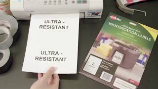 Avery Ultra-Resistant Outdoor Labels