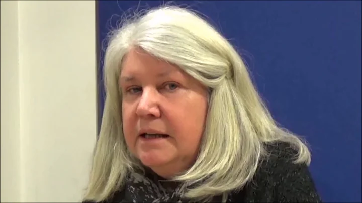 Sandra Sutton talking about the canal