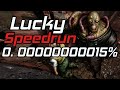 How lucky is the resident evil 3 speedrun world record