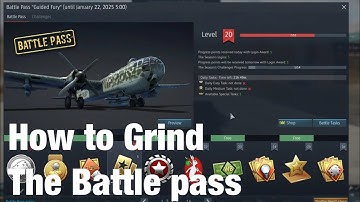 How To Grind the Battle passes War Thunder