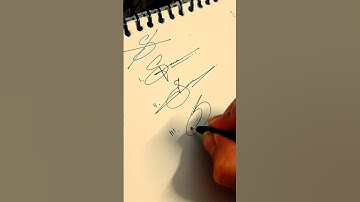how to sign letter S ? #signature #calligraphy #art