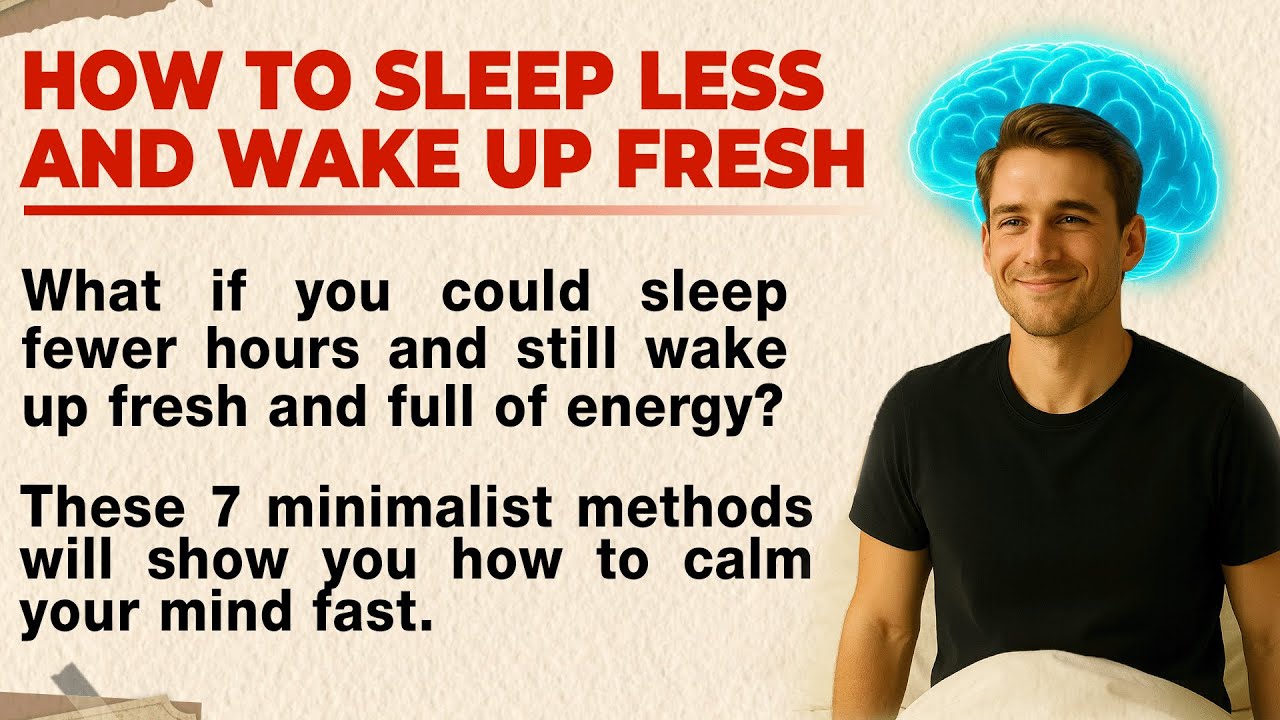 How to Sleep LESS Hours and Wake Up FRESH 🔥 (No Coffee Needed) | Graded ...