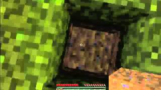 Minecraft Tutorial: How to break a dirt block.