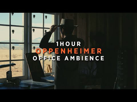 Oppenheimer Office Ambience 1 Hour Music Ambience Slowed Reverb