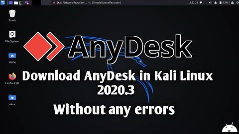 How to install Anydesk in kali Linux 2020.3 without any errors!!