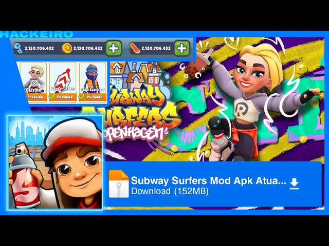 Subway Surfers APK Mod 3.22.1 (Dinheiro infinito) Download 2023