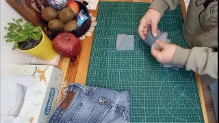 DIY / ТАКИЕ РУЧКИ ВЫ ЕЩЁ НЕ ШИЛИ/ ДЫРЯВЫЕ ДЖИНСЫ - КРЕАТИВНАЯ ВЕЩЬ /  PATCHWORK