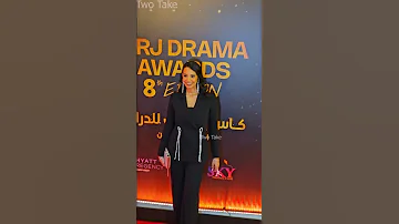 اطلالة مريم ابنة الفنان محمود الجندي من حفل تكريمها عن مسلسل العتاولة 