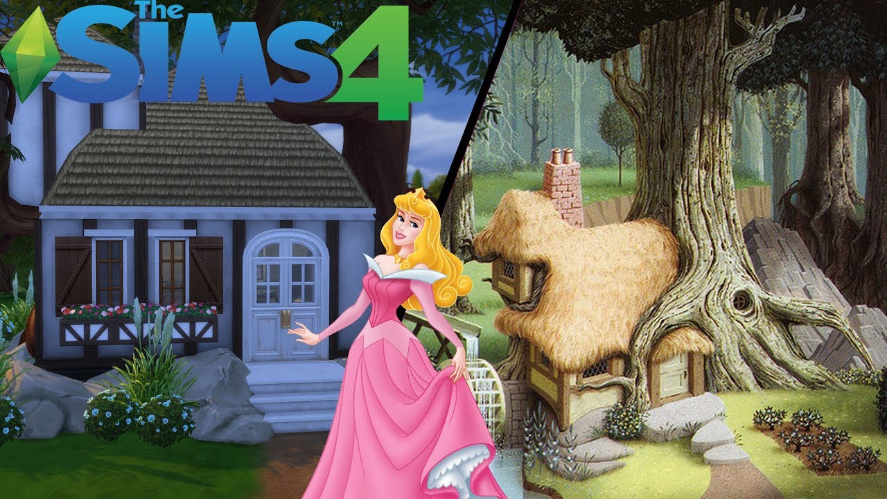 Sleeping Beauty S Cottage Movie Set Recreation The Sims 4