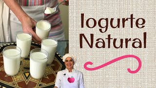 IOGURTE NATURAL CASEIRO! Com apenas 2 ingredientes! Receita prática, fácil e saudável!