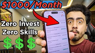 5 Ways To Earn $1000 Online in 2024 || Zero investment Zero Skills