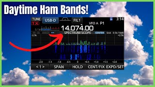 Day Time Ham Radio Bands and Solar Cycle 25