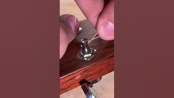Let me show you how to tie a luthier knot 🙃