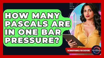 How Many Pascals Are In One Bar Pressure? - Thermodynamics For Everyone