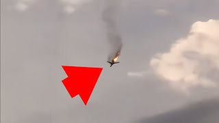 Russian Tu-22M3 SuperSonic Bomber Crash