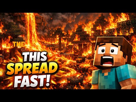 🔥 I BURNED an Entire Minecraft Forest with LAVA… It Got OUT OF CONTROL 😱