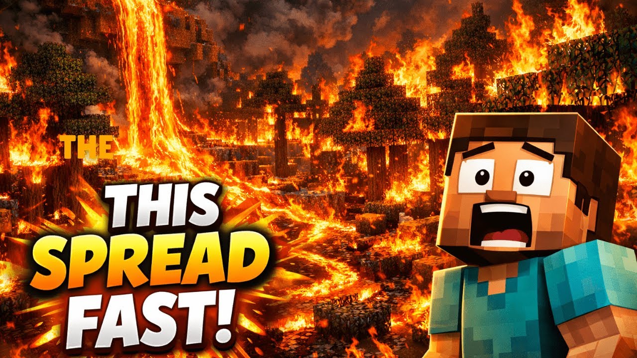 🔥 I BURNED an Entire Minecraft Forest with LAVA… It Got OUT OF CONTROL 😱