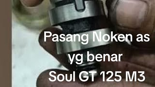 INSTALL THE NOKEN ASSEMBLY OF SOUL GT 125 The correct way or Mio M3/z follow these assembly steps...