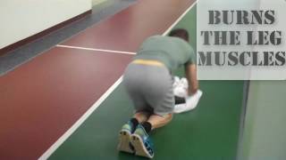 Frog Jumps with 90lbs - Power Exercise