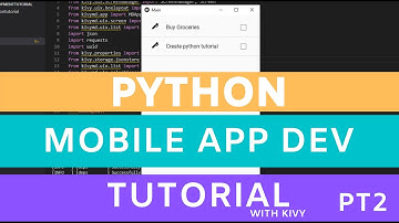 Python app development tutorial - kivy introduction part 2