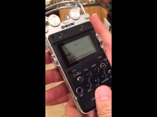 How To Use Sony PCM-D50 - YouTube