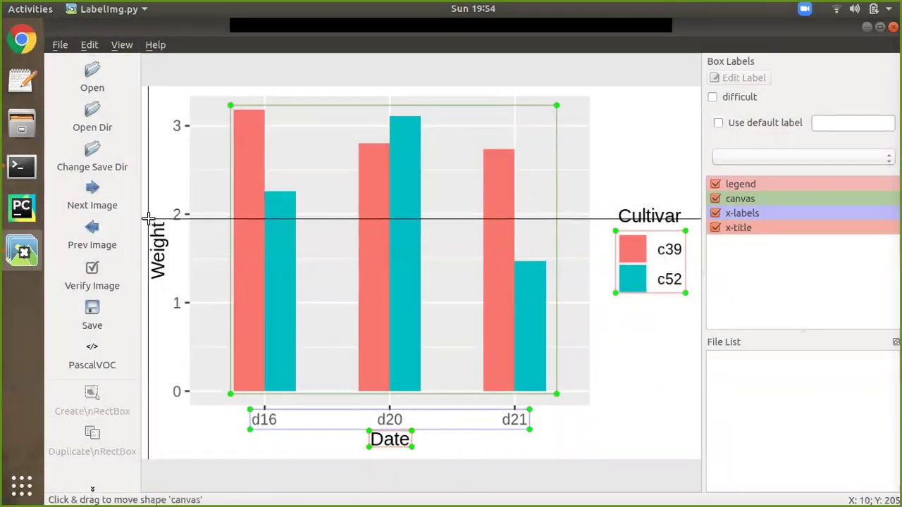 Demo for annotation of chart image using LabelImg - YouTube