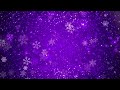 Purple Glitter Christmas Background 💜❄️ 8 Hours 4K | Snow Particles Loop
