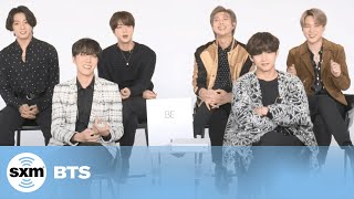 BTS отвечают на вопросы фанатов о «Be», резолюциях на 2021 год и многом другом | СириусXM