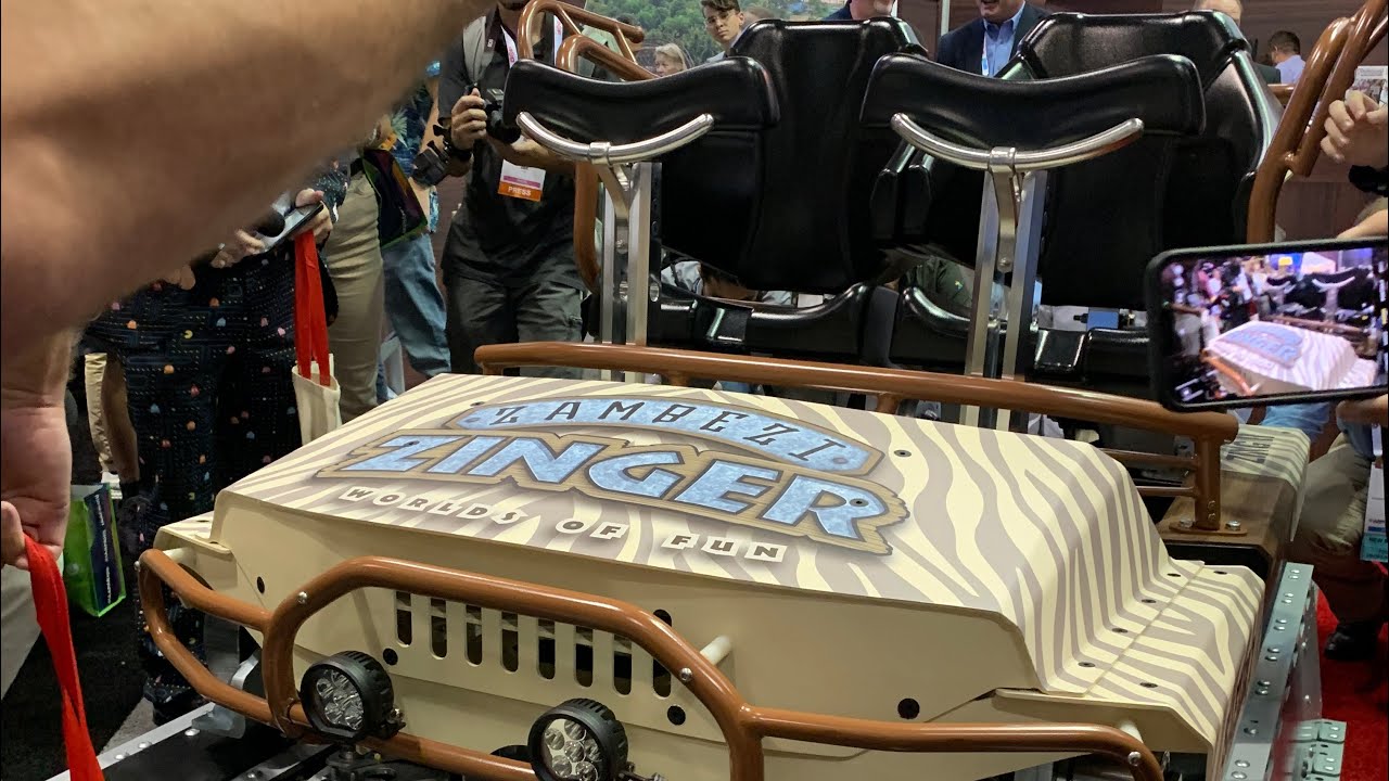 極美品 ripzinger west americanized tour Zambezi Zinger Train Reveal **NEW FOR 2023** IAAPA Expo 2022 - YouTube