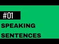 #1 SPEAKING SENTENCES || KB ENGLISH 1 || KB SIR