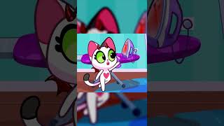 Toddlers learn not to touch hot things! Safety tips cartoon #forkids #purrpurr