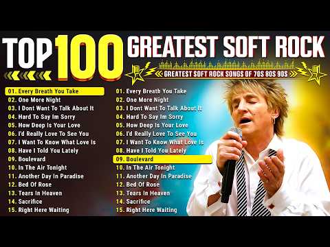 Rod Stewart, Elton John, Bee Gees, Chicago, Lobo | Most Old Beautiful Soft Rock Love Songs Ever