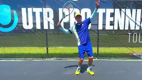 On the serve: If you bend I’ll be your friend! Try this! - Rick Macci
