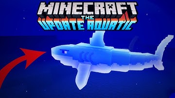 NEW Shark Mob in Minecraft 1.3!? Secret Aquatic Update Feature? SHARKS in MCPE 1.3? (Update Concept)