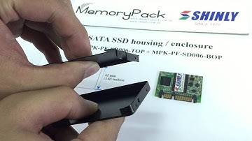 How to disassemble Screwless Slim SATA SSD enclosure (www.memorypack.com.tw)