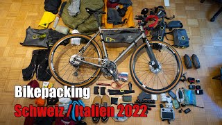 Bikepacking Schweiz und Italien 2022