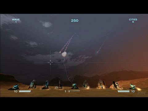 Missile Command Xbox Live Gameplay - Evolved