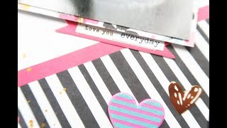8.5x11 SCRAPBOOK PROCESS #10 || XO