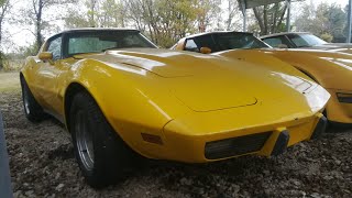 1976 C3 Corvette Brought Back to Life After Sitting Since 2004 Part 1