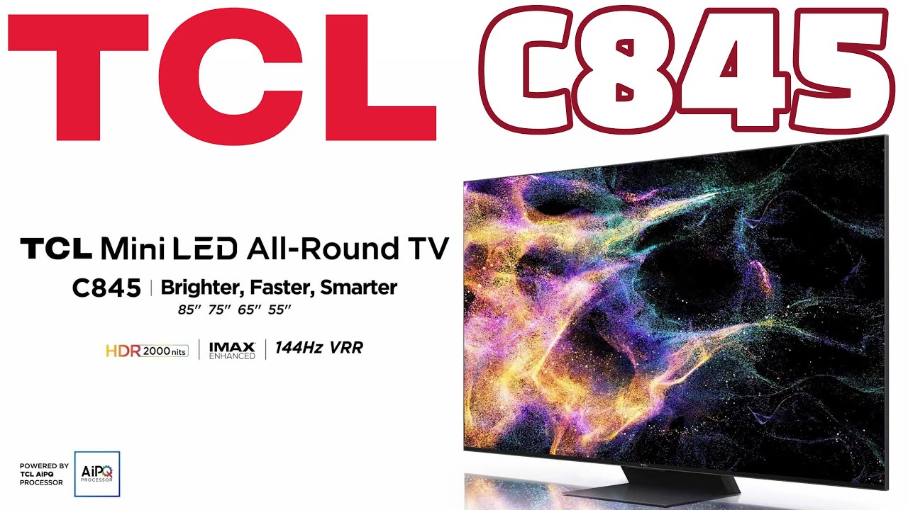 Reseña TCL C845 Preview Español Especificaciones C845 4K 144 HZ QLED Hdmi  2.1 Google TV Gaming 2023 