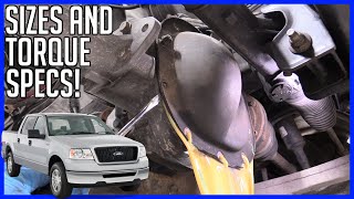 How to Replace Front Differential Fluid Ford F150 20042008 | Sizes and Torque Specs!