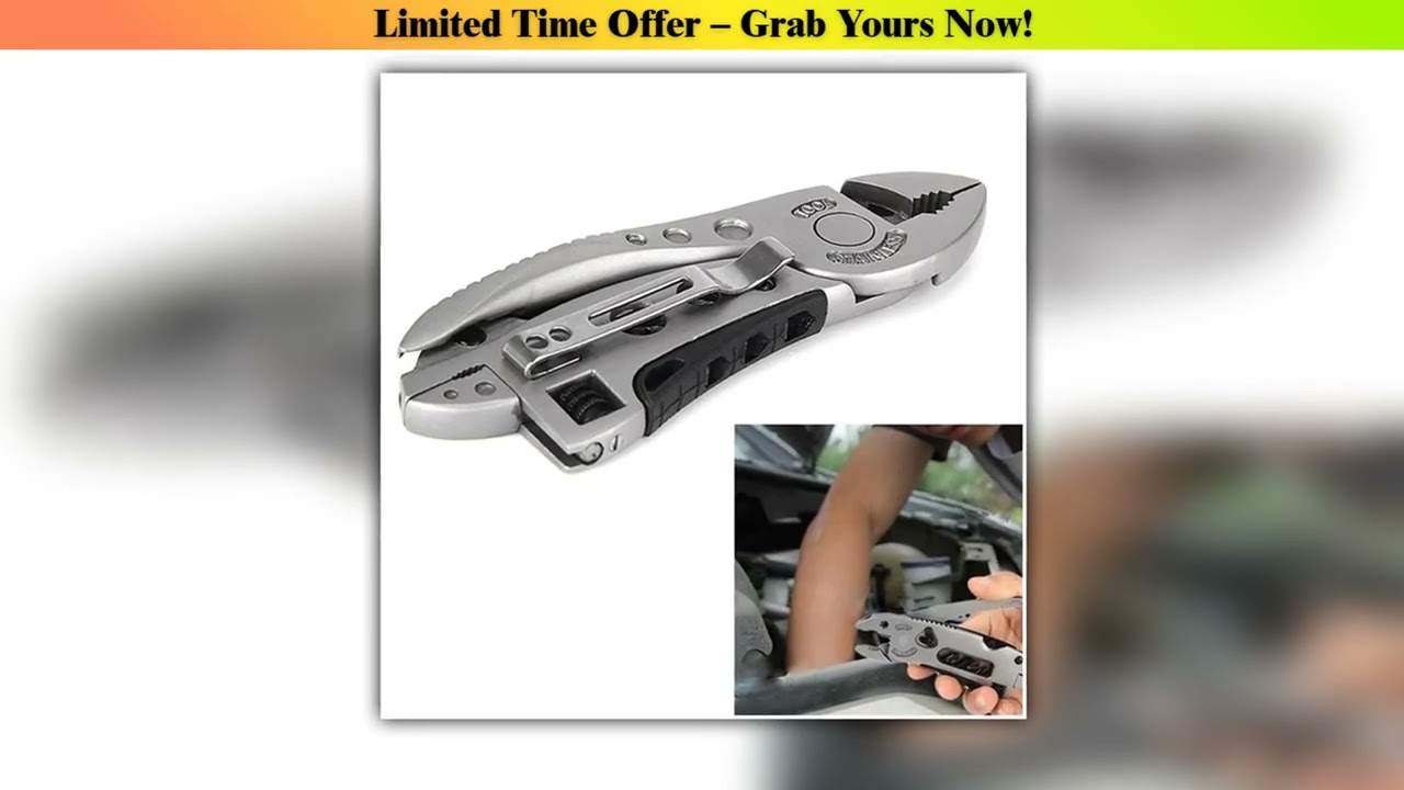 Hot Picks Multitool Pliers Pocket Knife Screwdriver Set Kit Adjustable Wrench Jaw Spanner Repair Ou