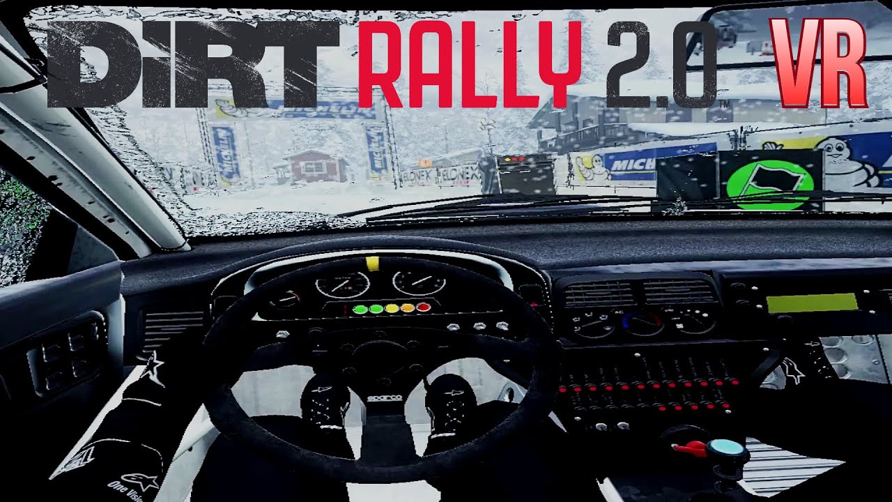 VR Rally Racing In The Snow | Dirt Rally 2.0 - YouTube