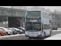 Buses Forced Back To Depot In The Snow | Sheffield Buses | Winter 2021