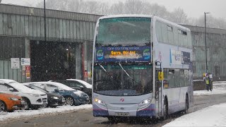 Buses Forced Back To Depot In The Snow | Sheffield Buses | Winter 2021