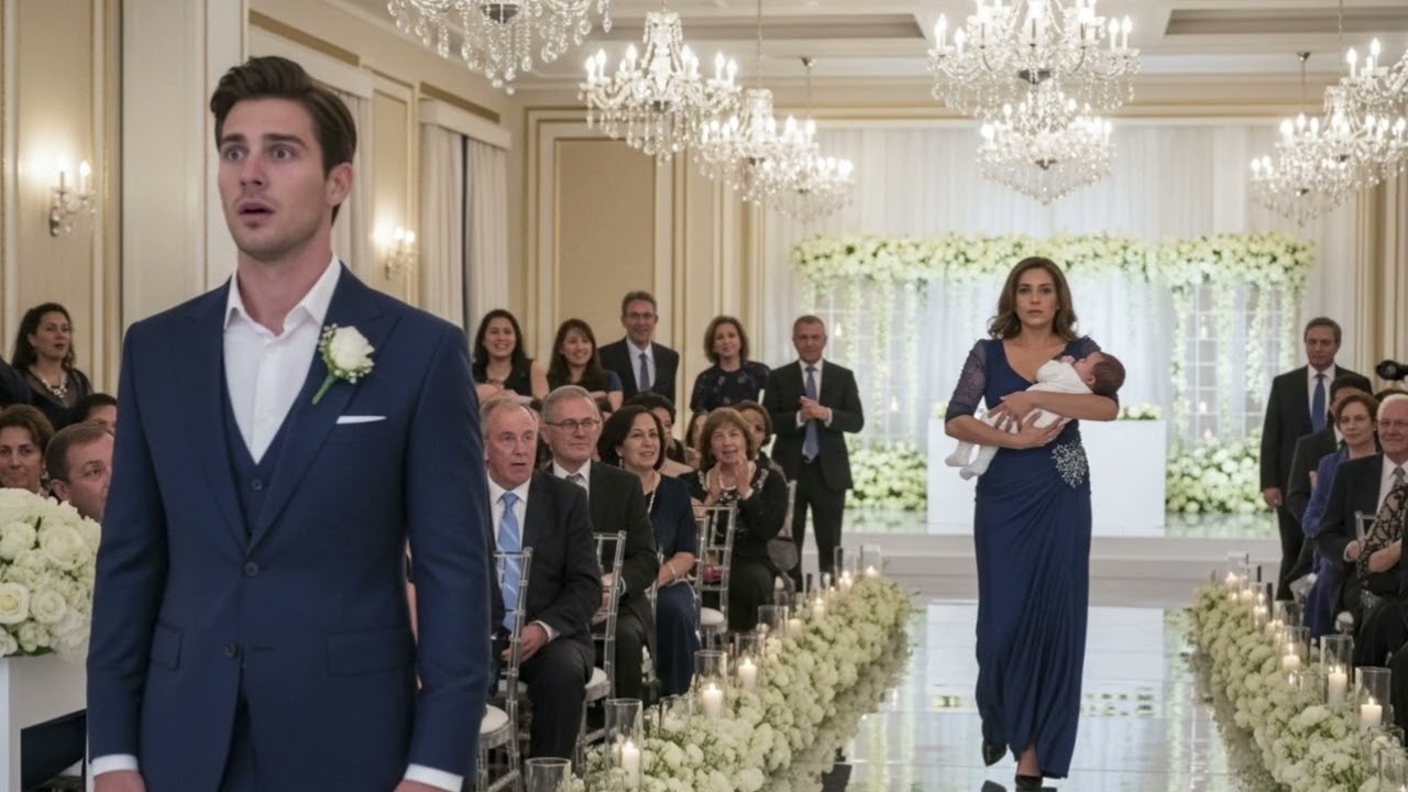 Godinu dana nakon razvoda, ona se pojavila na njegovom vjenčanju s bebom u naručju