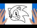 How to Draw Sonic - Toys Kids